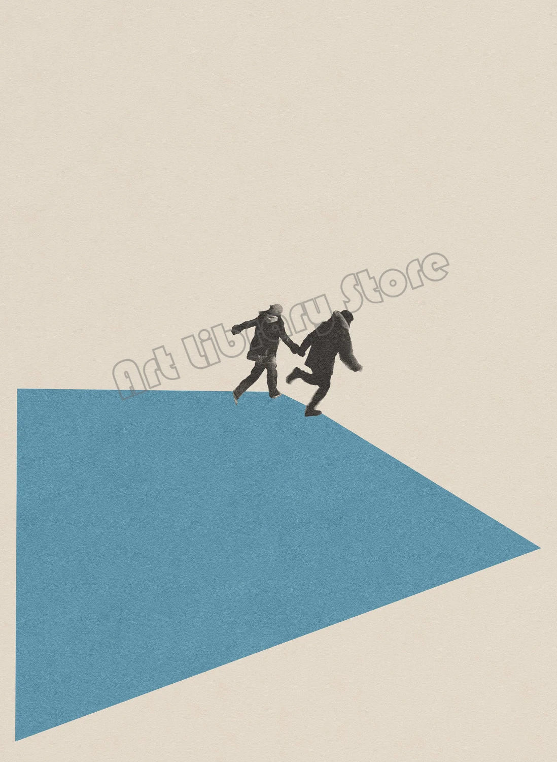 Abstract Retro Movie Poster Inspired by Fight Club and Dune - 30X45cm Unframed / 6