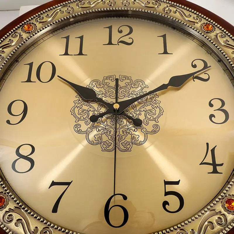 Silent wall clock retro design 3d for modern decoration - view 5