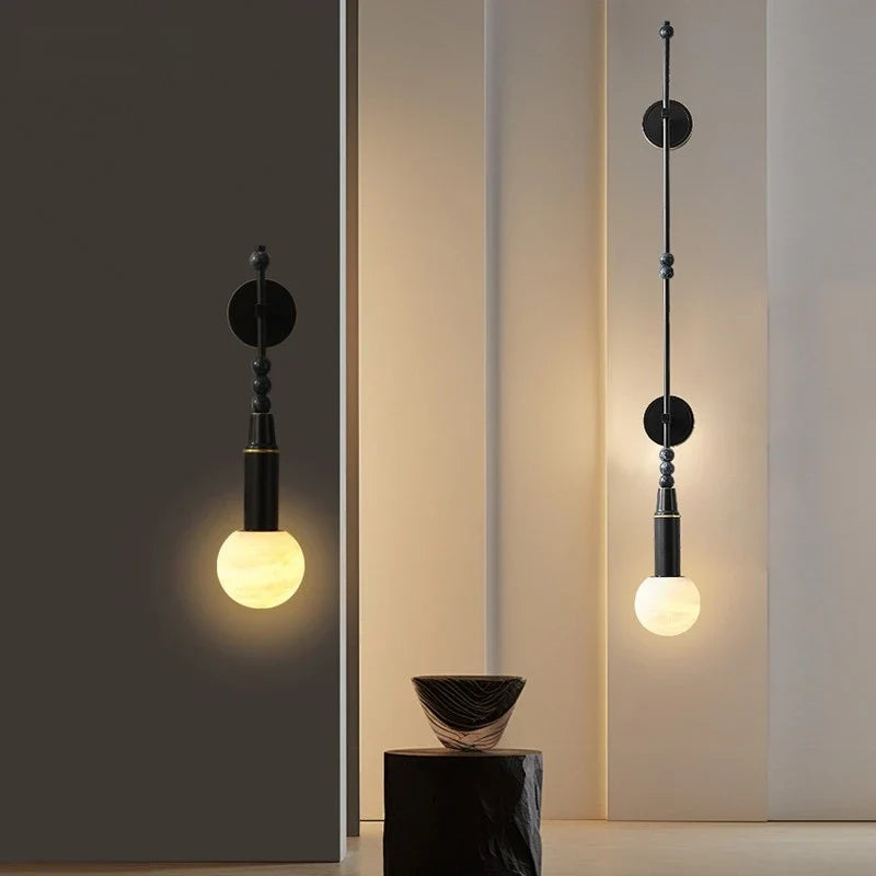 Copper wall sconce with elegant Chinese style for modern decoration