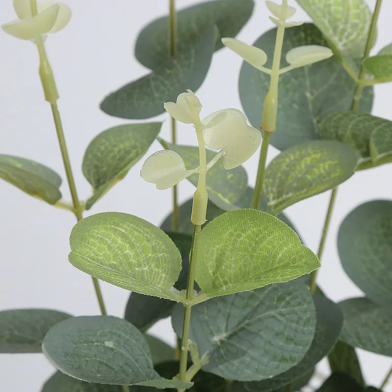 Table decoration branches of eucalyptus artificial plants for wedding - view 4