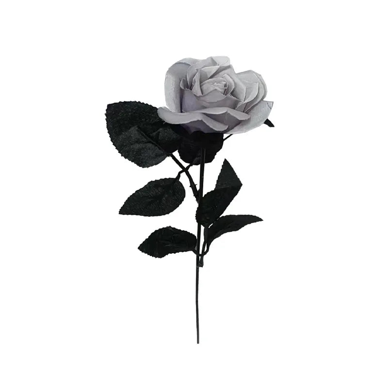 5 bouquets of artificial flowers for festive and home decoration - Light Gray / 5 Pieces