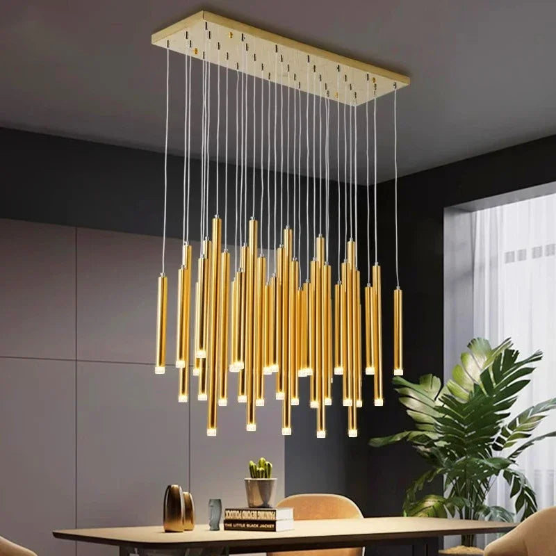 Modern water drop chandelier for interior lighting 2024