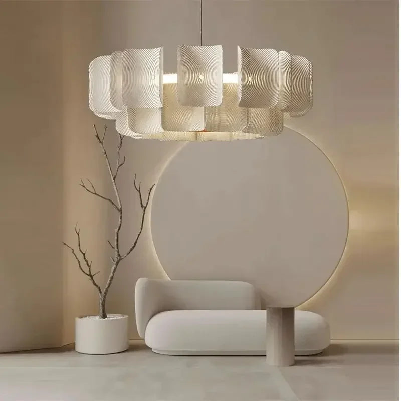 Modern acrylic chandelier Nordic style LED hanging lamp - view 3