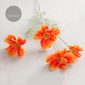 Camomile silk artificial high quality flower for party decorations - Orange