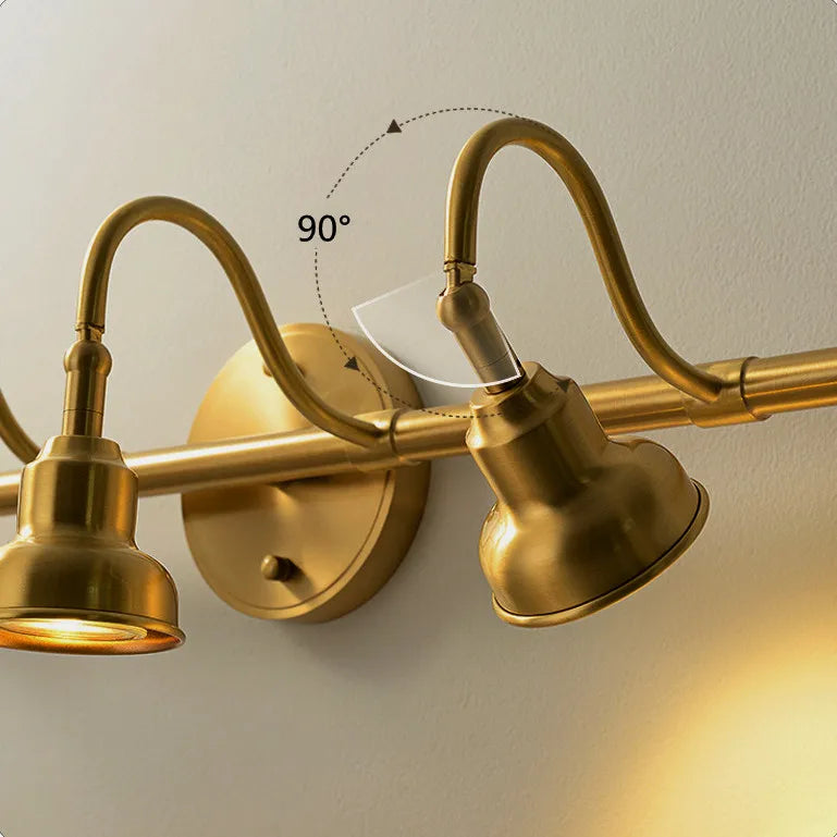 American Bronze Mirror Front Light , Bathroom Wall Lamps Mirror Light ,Powder Room Mirror Wall Lights Lighting LED Makeup Mirror - view 6
