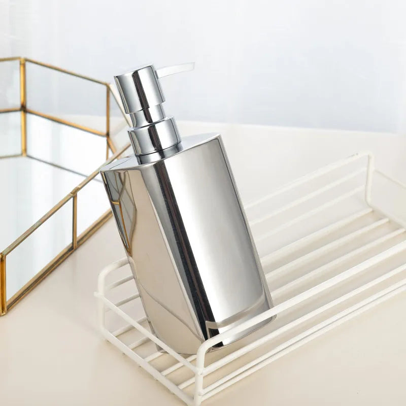 Stainless steel soap dispenser for bathroom and accessories - view 4