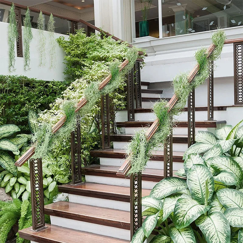 Artificial climbing plants in rattan for interior and exterior decoration - view 3