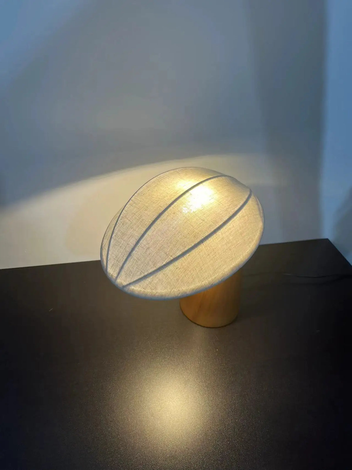Vintage retro wood desk lamp zen decorative art - view 5