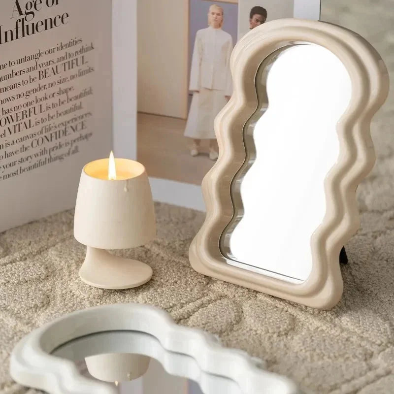 Decorative cloud mirror for hanging makeup - view 5