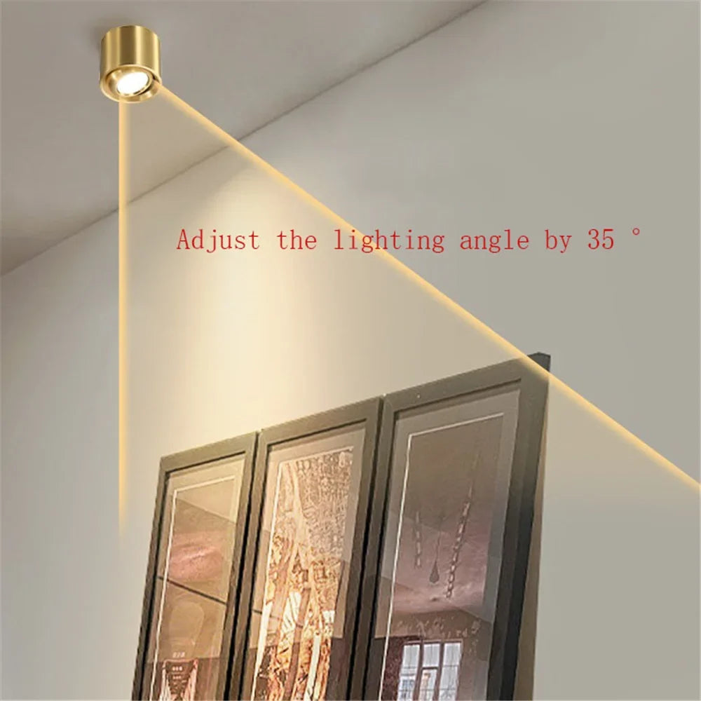 Adjustable copper angle ceiling for interior decoration - view 4