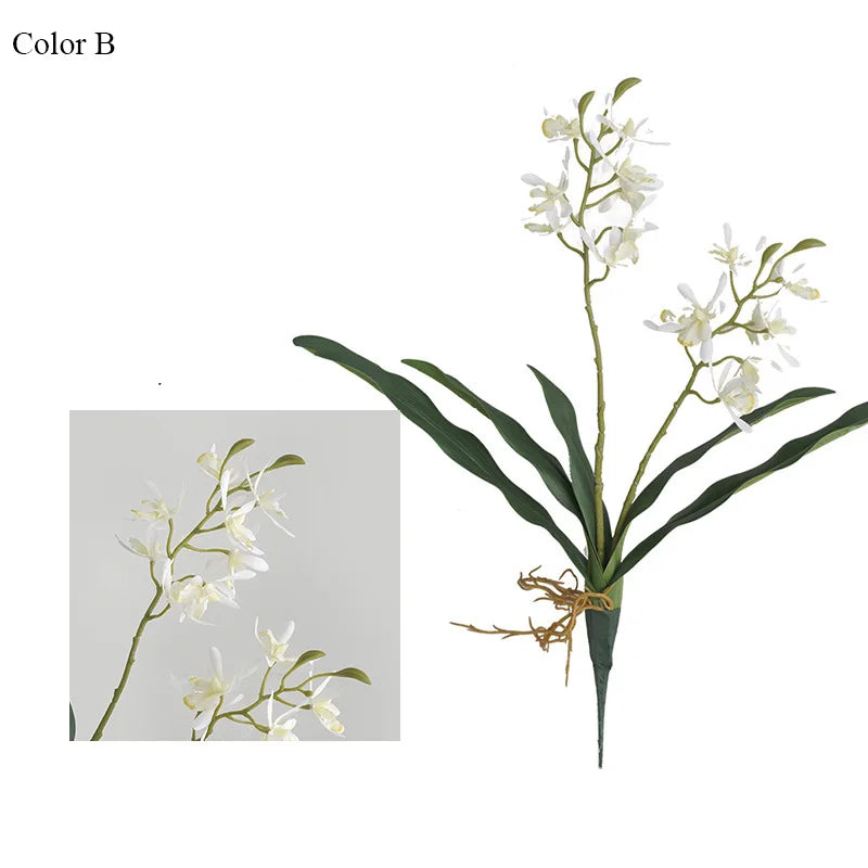 Orchid Artificial Butterfly for Wedding Decoration and Party - B 1 Piece
