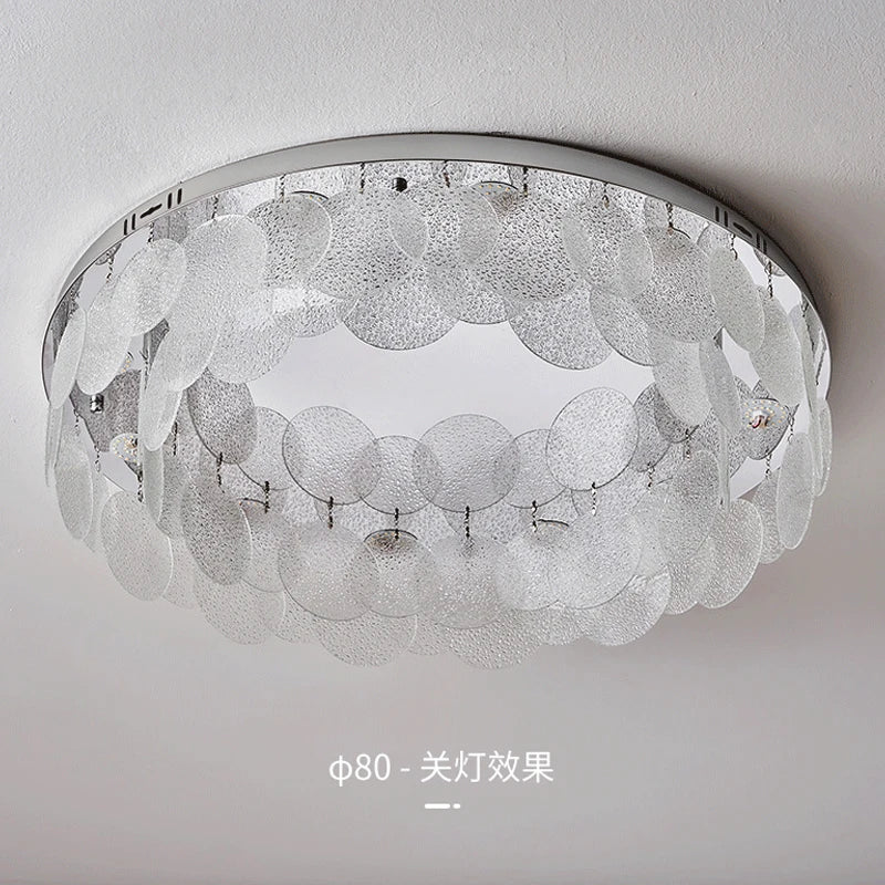 LED glass ceiling lamp for interior decoration - view 5