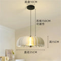 Chandelier with postmodern pumpkin design for interior decoration - M / Changeable