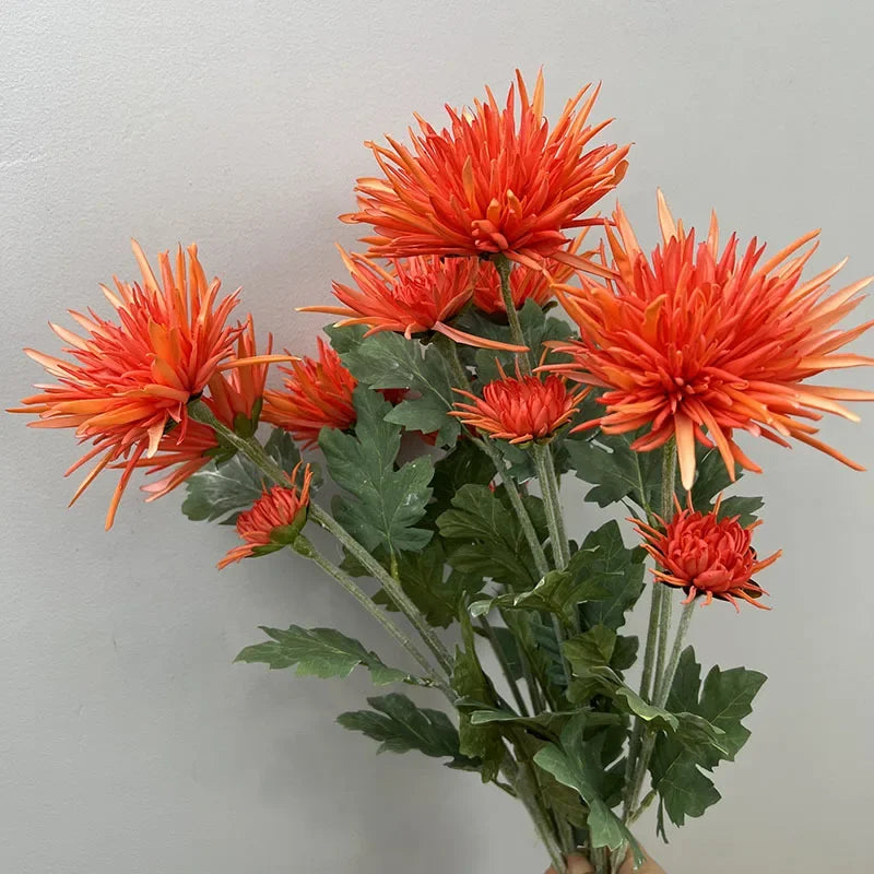 Artificial plant chrysanthemum touch realistic decoration mall
