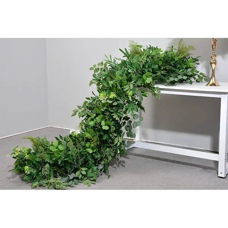 Green Plants Outdoor Runners Wedding Decoration, Artificial Plants Ball Road Leaders Decoration Fake Plants Garden Decoration - view 4