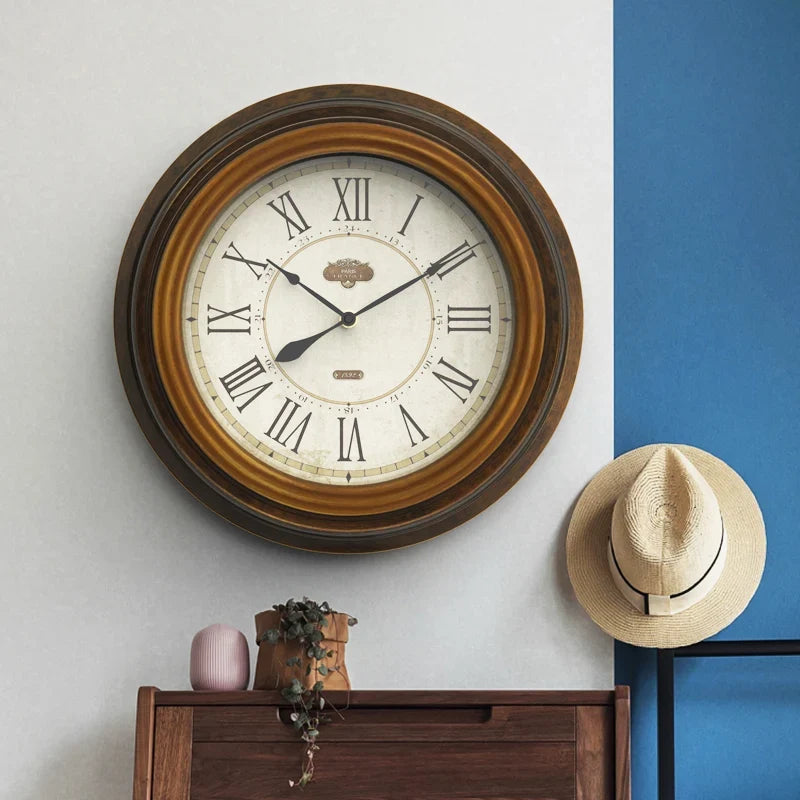Retro industrial style wall clock for interior decoration - view 2