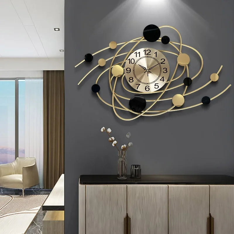 Modern elegant wall clock for interior decoration - view 3