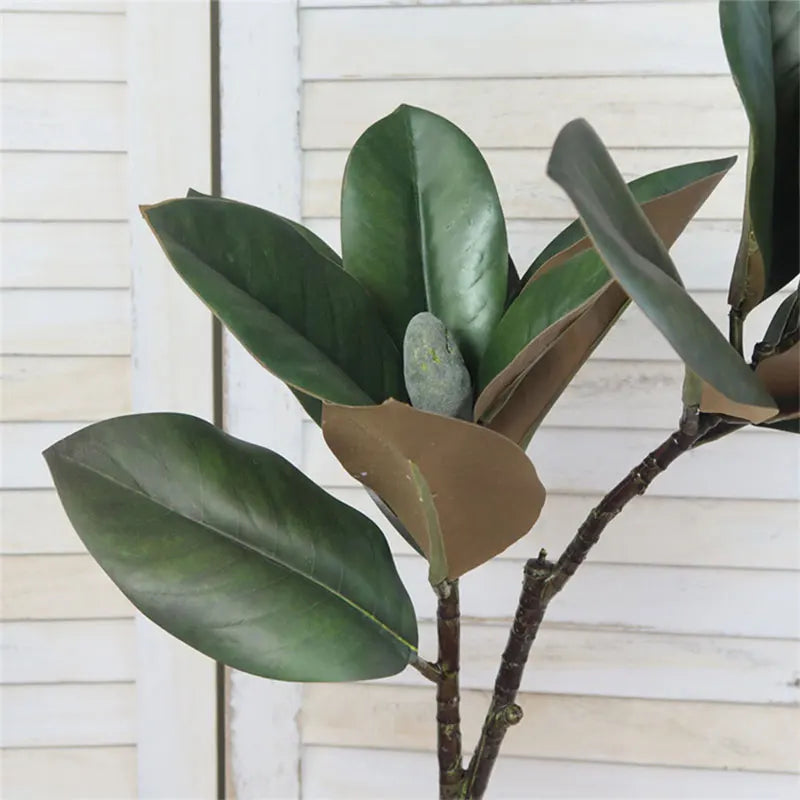 Plantes artificielles grande taille ficus palmier faux feuillage tropical - view 5