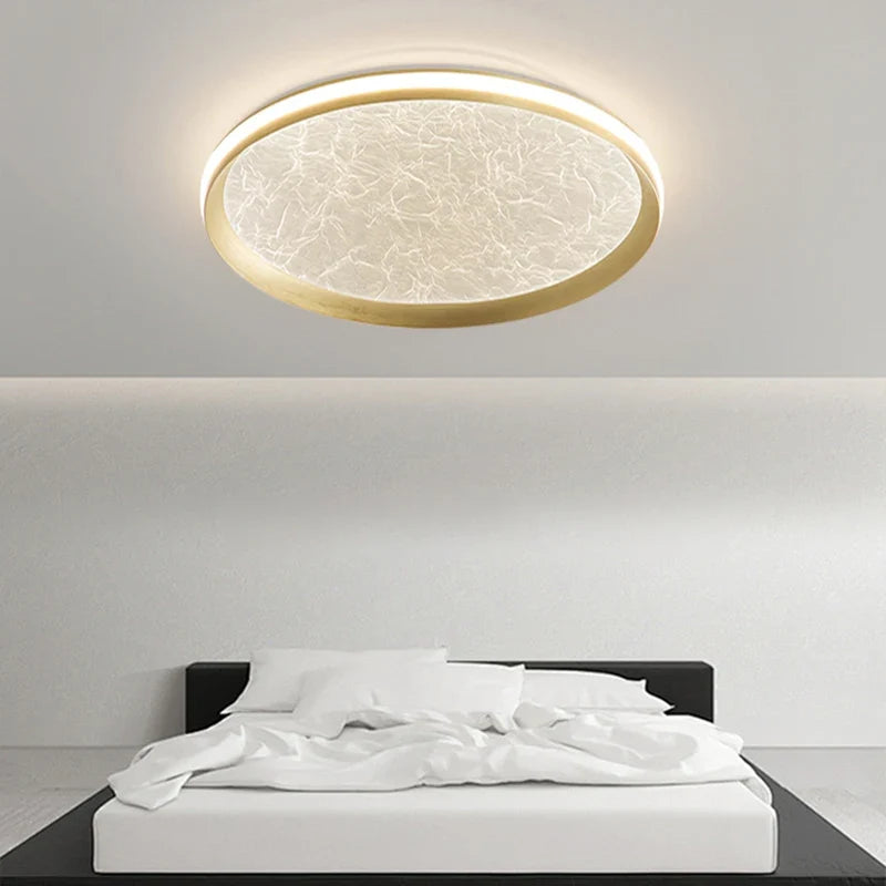 Modern minimalist ceiling lamp in high-end 2024 design crystal - view 2