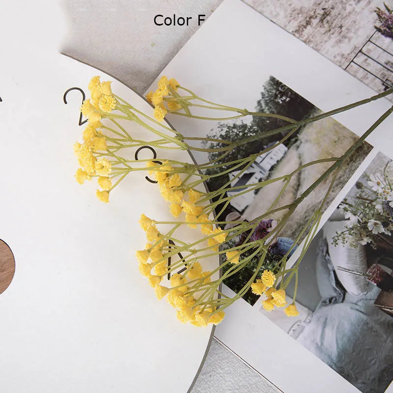 90 artificial flower heads for decorations and DIY - F