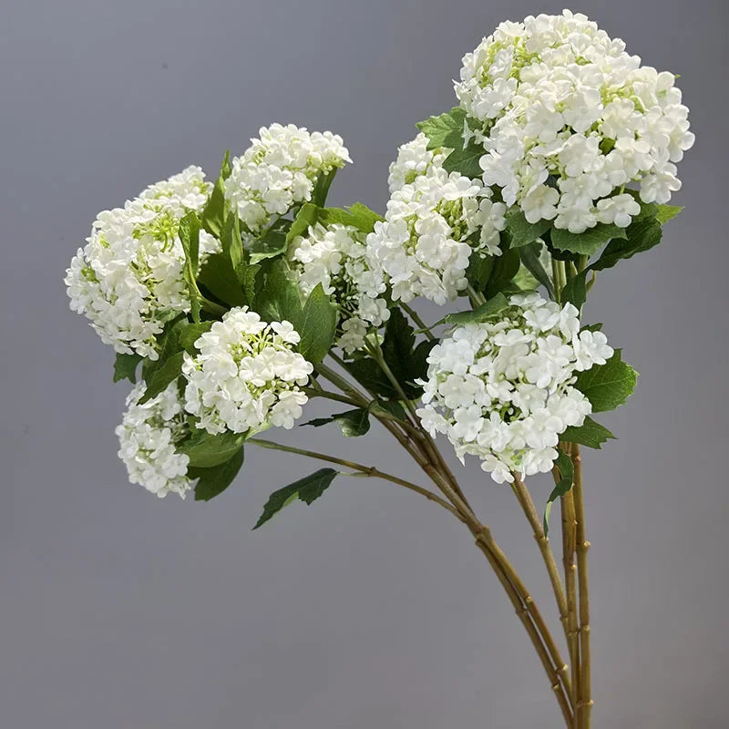 Artificial flowers hortensia decoration garden silk branch - view 4