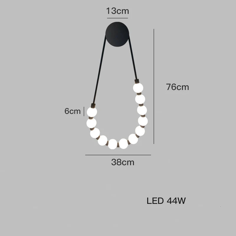 Wall sconce led house fantasy modern wall decoration - Neutral Light / Large Size