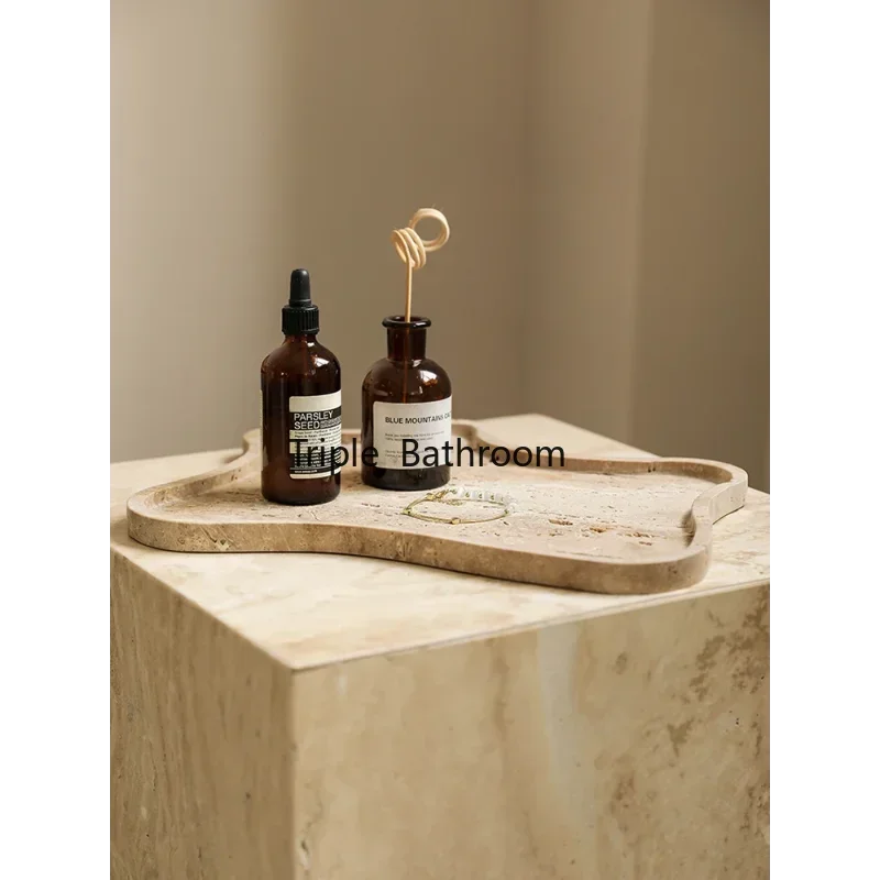 Vintage stone top for decoration and storage - view 2
