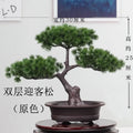 Energetic Artificial Bonsai Plant for Home Decor - Primary Pine Color