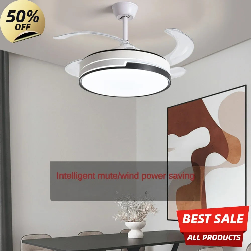 Modern invisible led fan for elegant interior decoration