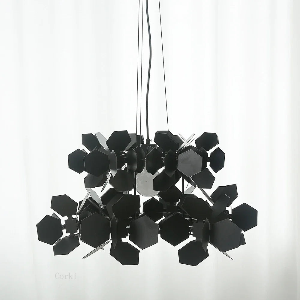 Modern led chandelier in iron for interior decoration - view 6