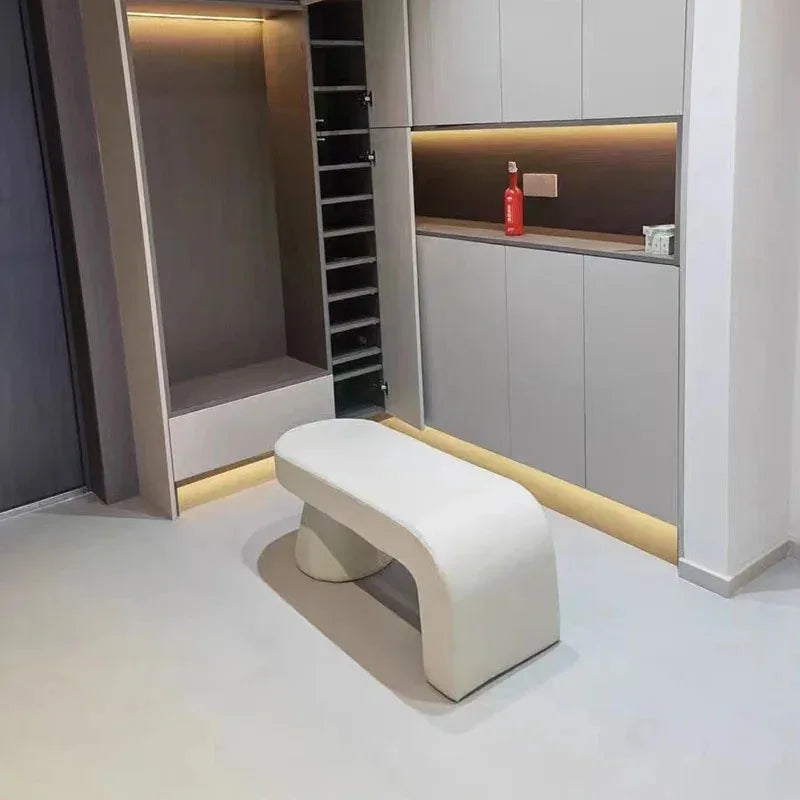Lamb wool changing stools for an elegant interior - view 5