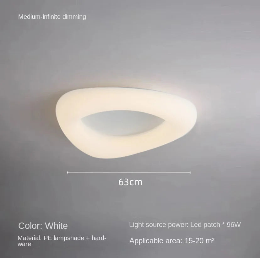 Modern led ceiling lamp in the shape of clouds with remote control - 63cm Remote Dimming
