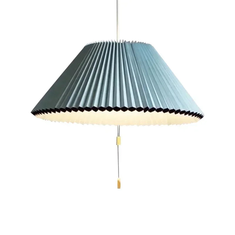 Modern blue fabric pendant light, living room, dining room, ceiling hanging lamp, pendant light - view 6