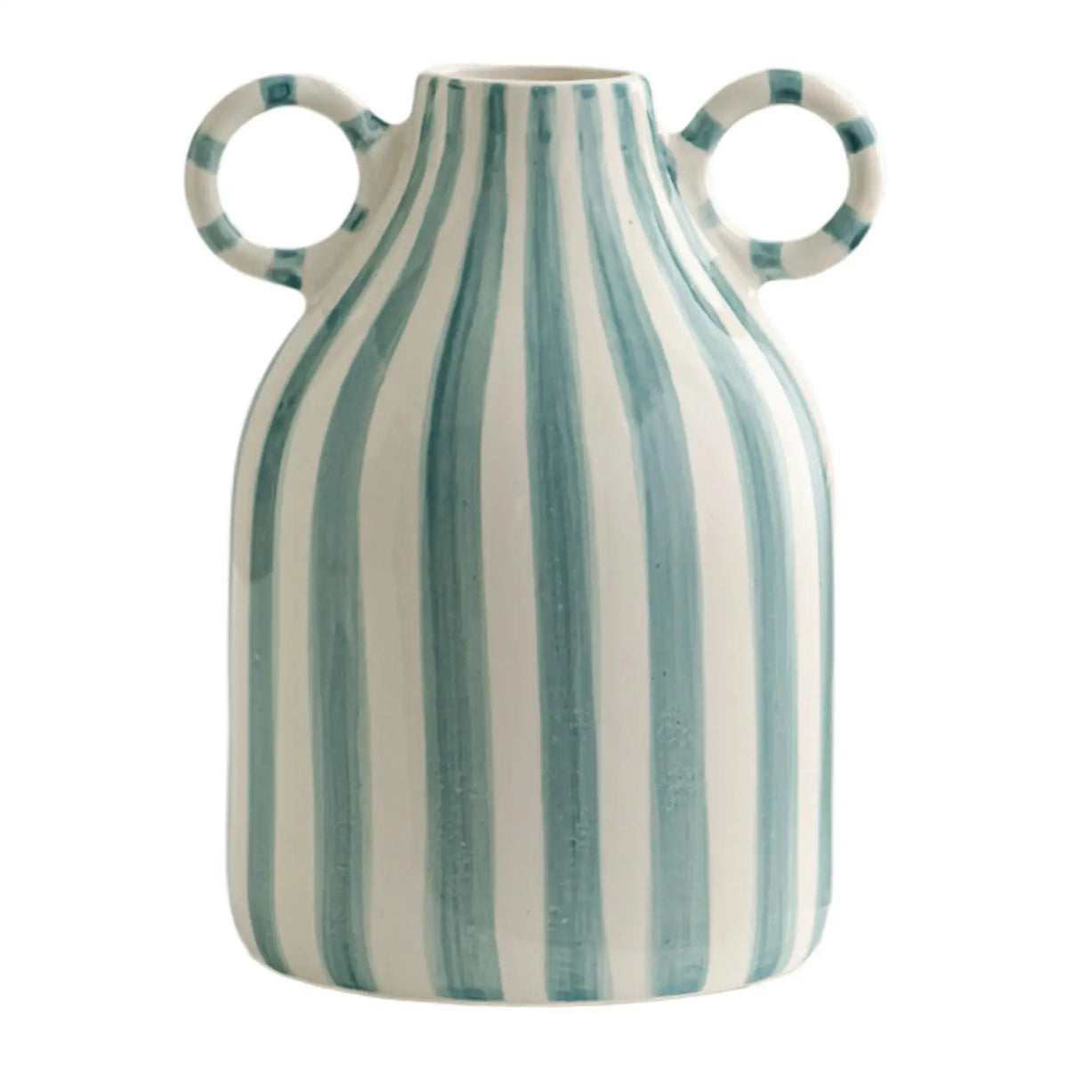Decorative Flower Vase, Nordic Boho Vase, Small Vase, Home decor, Porcelain - blue
