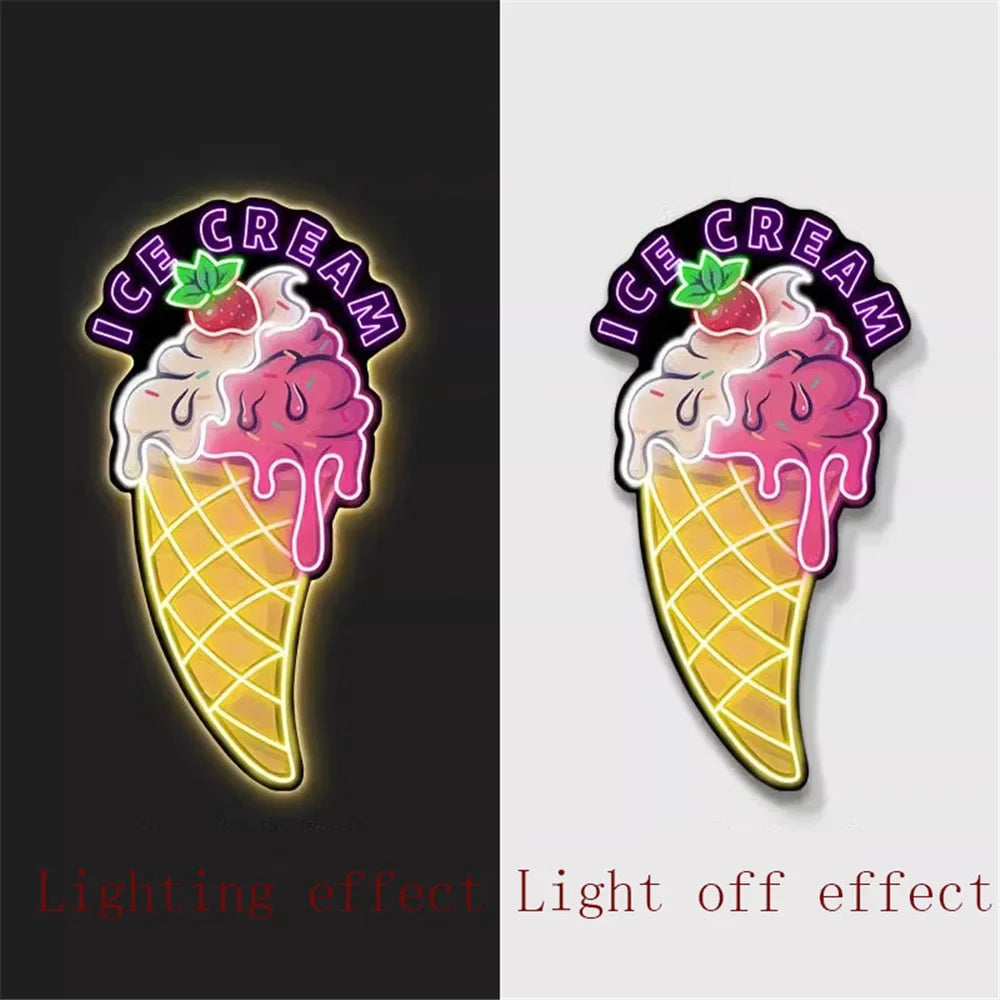LED wall sconce for light decoration children and coffees - One / 54X100 CM
