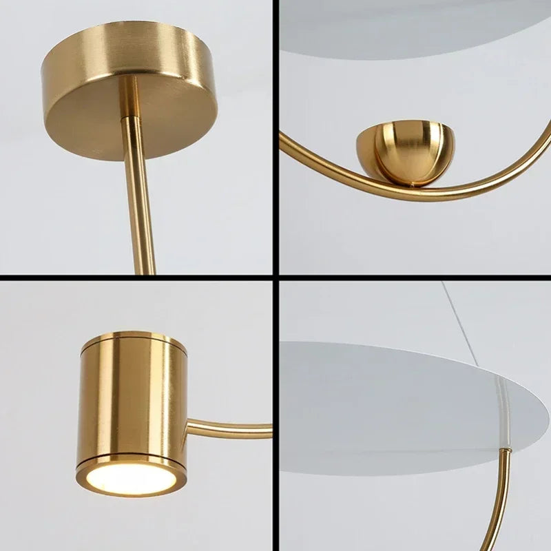 Minimalist Nordic acrylic chandelier for modern decoration - view 6