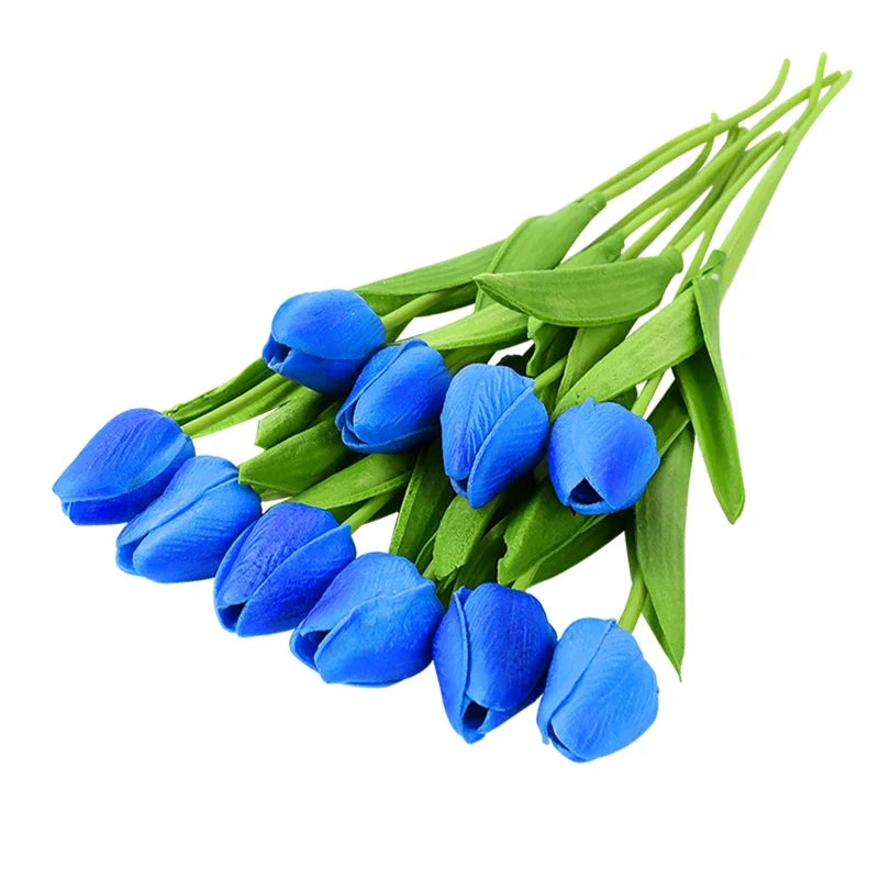 10 artificial tulips for wedding decoration and garden - Je