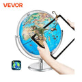 VEVOR Educational Globe 10in/254mm Interactive AR World Globe LED Night Lighting,  AR APP Compatible with Android or iOS Devices - view 7