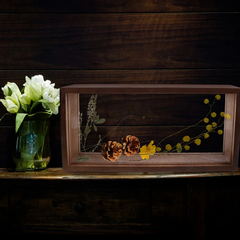 Frame photo shadow box for dried flowers and souvenirs - view 3