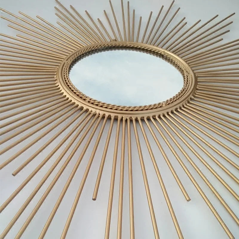 Decorative metal mirror for creative wall decoration - view 4