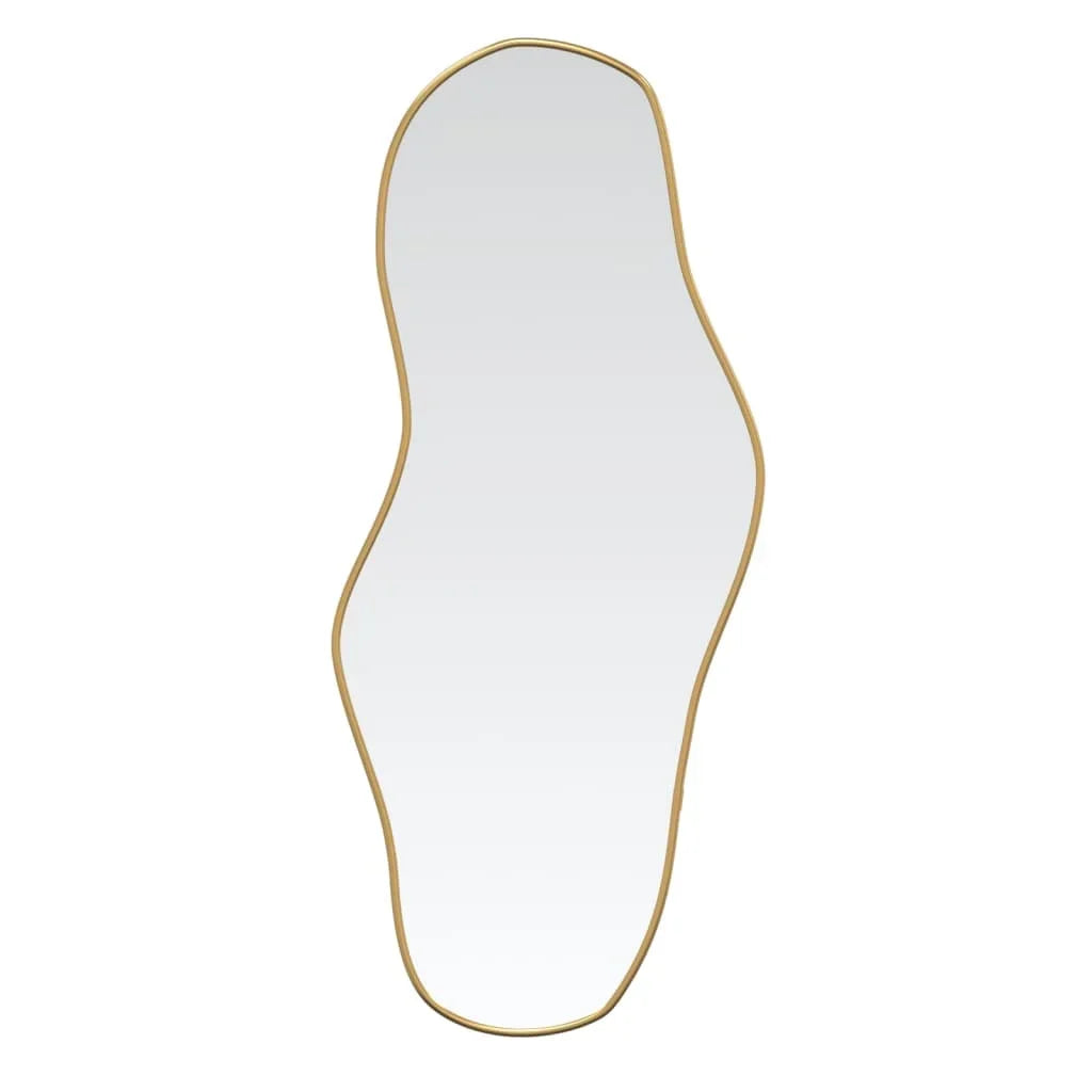 Golden Wall Mirror 70x30 cm, home decoration wall decal living room decoration - view 2