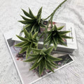 Tropical pot plant with palm and decorative bamboo - 82cm-light yellow