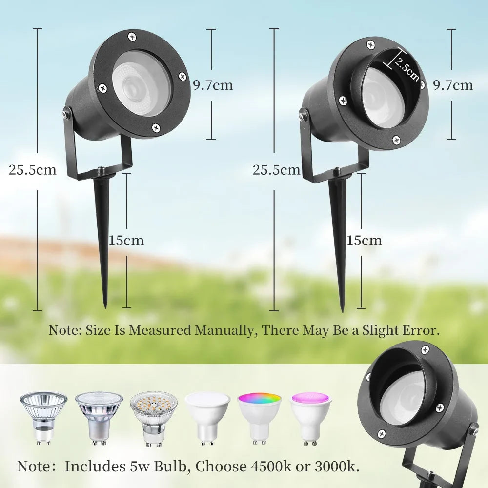 Outdoor led lamp for garden waterproof and decorative landscaped lighting - view 4