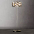 Vintage Crystal Dimmable LED Floor Lamp for Interiors