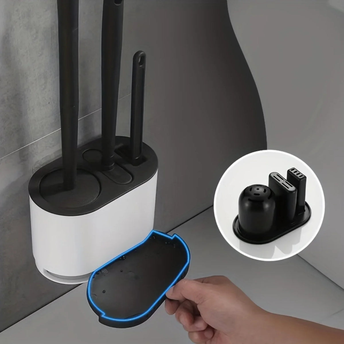 Silicone brush set for quick and easy cleaning - view 6