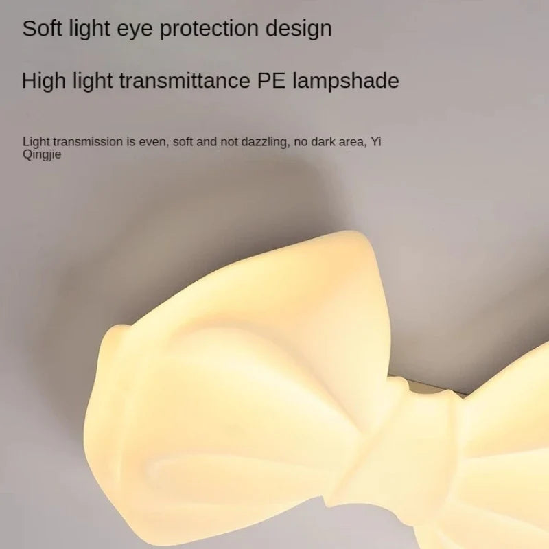 Modern LED warm romantic cream ceiling lamp Pendant lamp suitable for children bedroom dining room, study decorative chandelier - view 4
