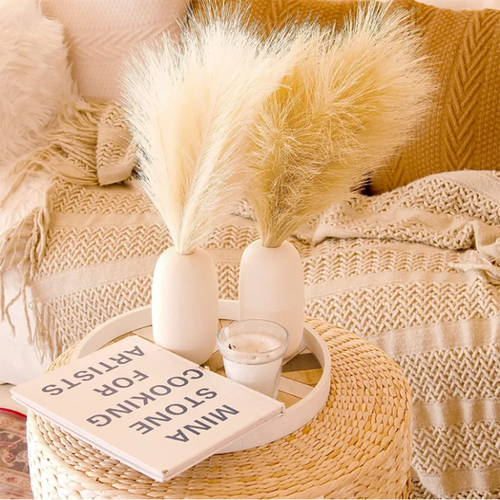 10 bouquets artificial pampa grass for interior decoration - view 2