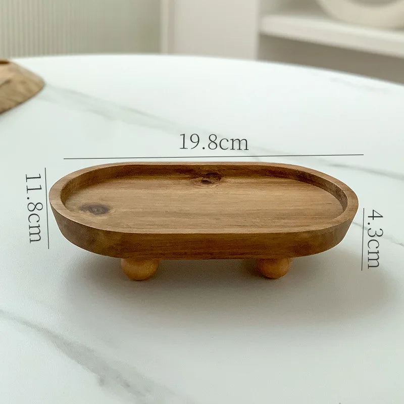Multifunctional wooden shelf for storage and decoration - view 6