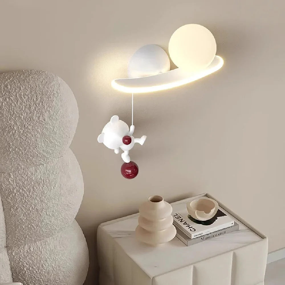Wall sconce in metal for interior decoration - view 3