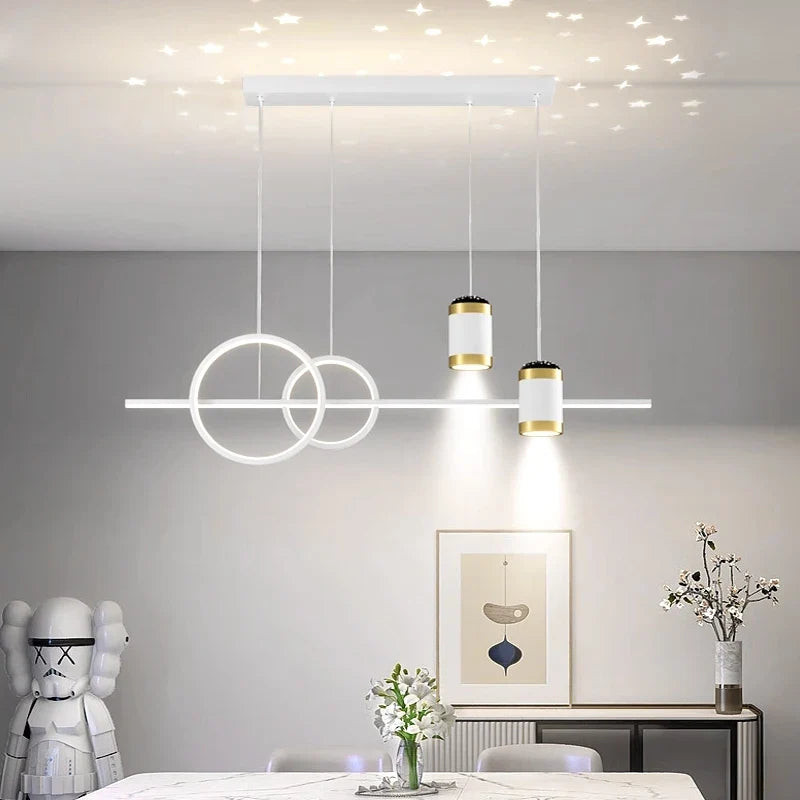 Nordic led ceiling for interior and warm atmosphere - view 4
